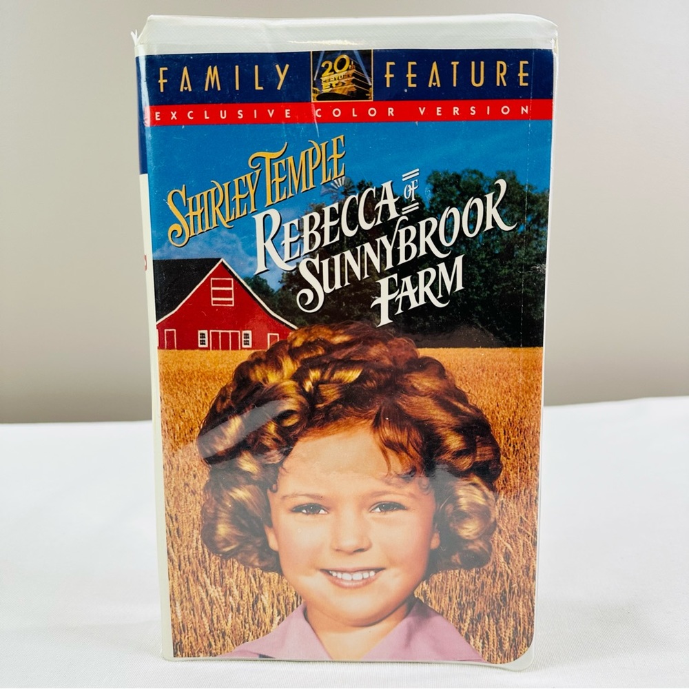 SHIRLEY TEMPLE “REBECCA OF SUNNYBROOK FARM” VHS TWENTIETH CENTURY FOX MOVIE